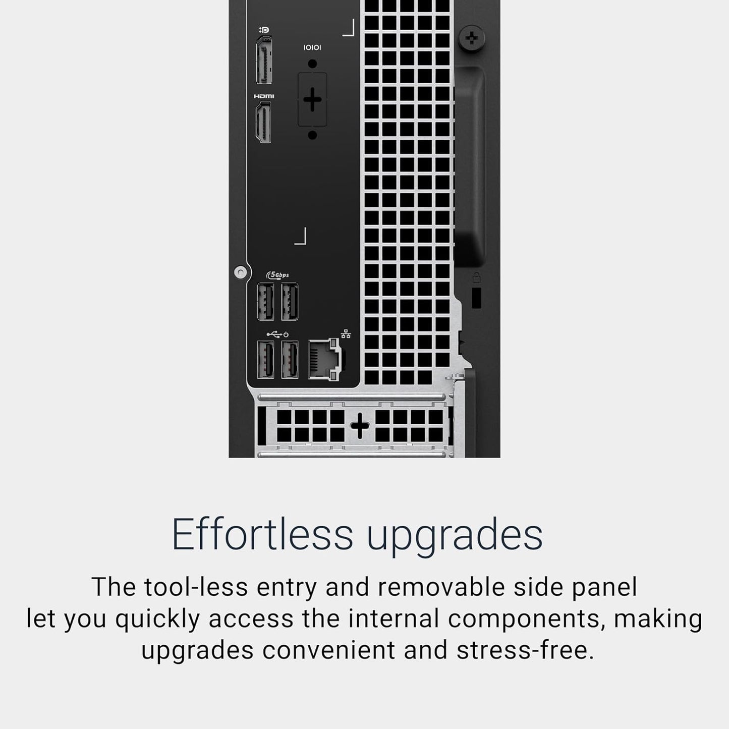 Desktop - Dell Slim ECS1250 - i3-14400 | 8 GB | 512 | Windows 11 Pro | Wired KB & M | 19.5" Monitor