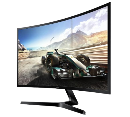 Samsung 27" 100Hz Curved Monitor|LS27D368GAWXXL|Black