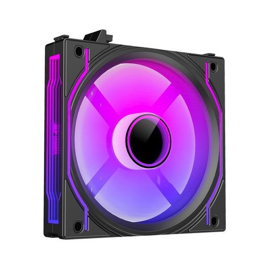Ant Esports Crystaflow 3x120mm ARGB Black Case Fans Kit