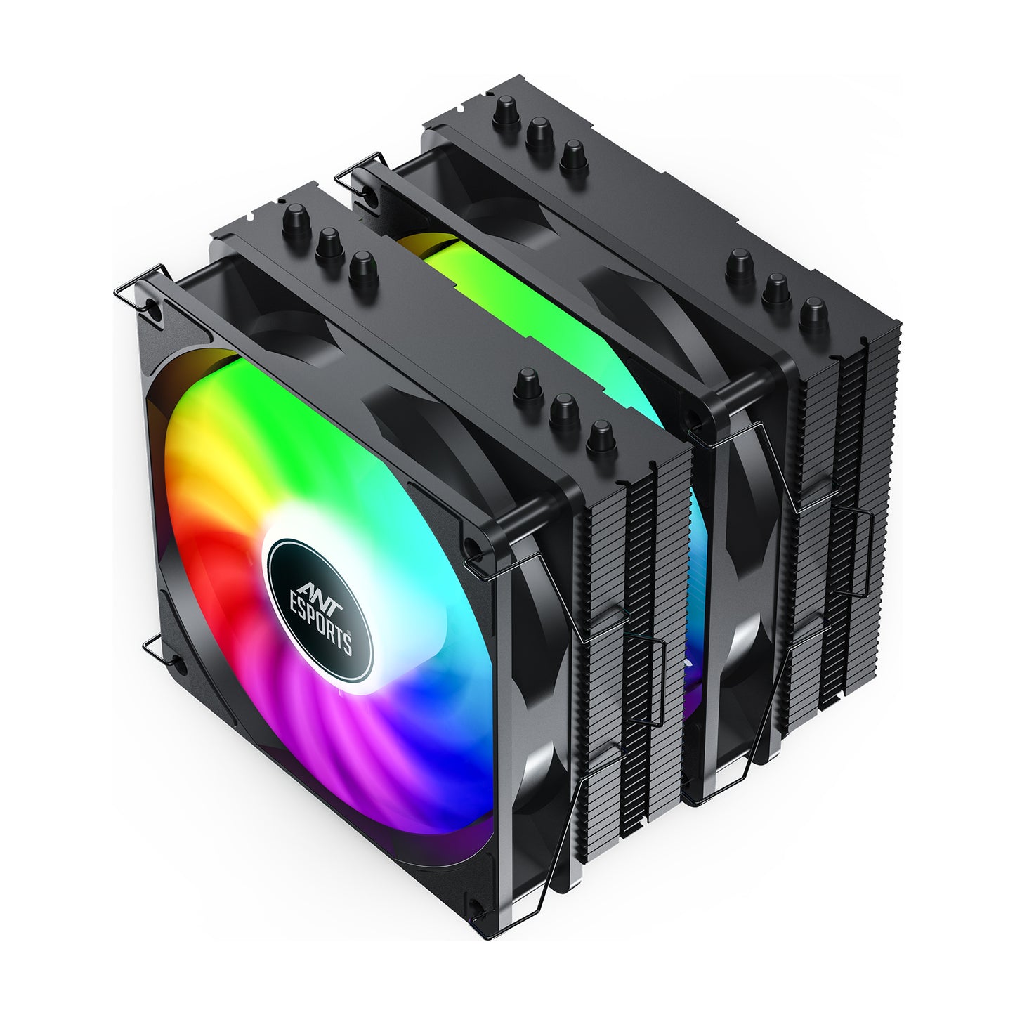 Ant Esports ICE-C621 Dual Tower 2x120mm ARGB AM5/LGA1851 Black CPU Air Cooler