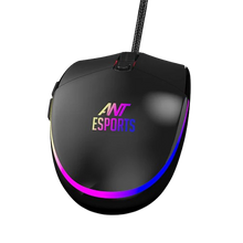 Ant Esports GM60 3600DPI RGB Wired Gaming Mouse Black