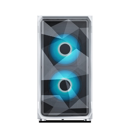 Ant Esports 100 Air Mini Tower (M-ATX/ITX) Gaming Cabinet White 2x120mm Fans