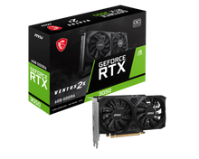 MSI GeForce RTX 3050 Ventus 2X 6G OC, Graphic Card