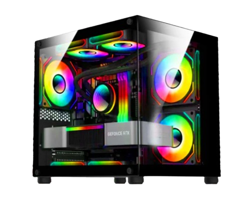 Lapcare LOX-505 Champ Gaming Cabinet (Black)