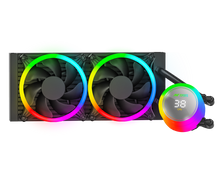Ant Esports ICE Chroma 240mm ARGB AM5/LGA1851 Black AIO Liquid Cooler