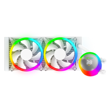 Ant Esports ICE Chroma 240mm ARGB AM5/LGA1851 White AIO Liquid Cooler