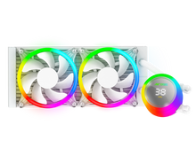 Ant Esports ICE Chroma 240mm ARGB AM5/LGA1851 White AIO Liquid Cooler