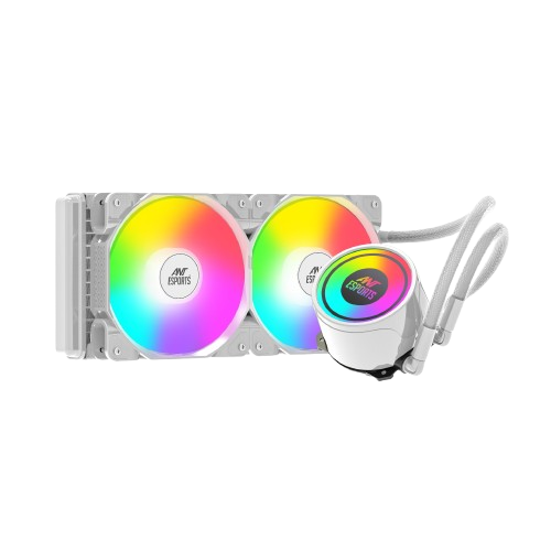 Ant Esports ICE-240 ARGB CPU Liquid Cooler (White)