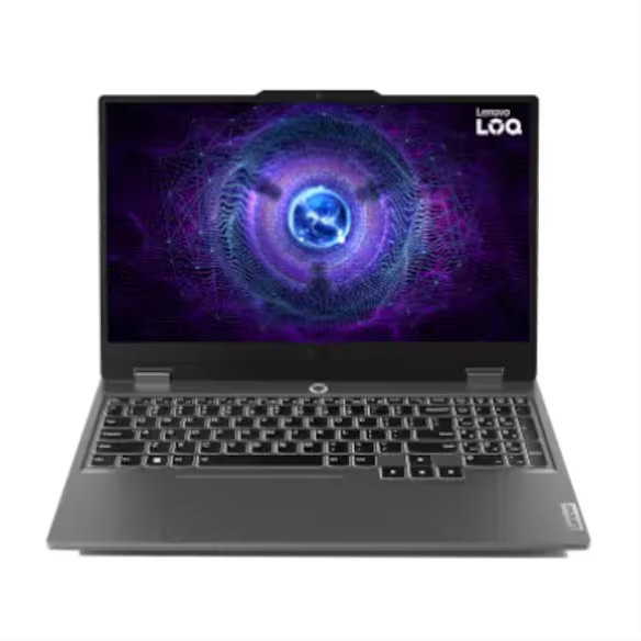 Lenovo LOQ, 12th Gen Intel Core i5 12450HX, RTX 3050-6GB, 16GB RAM, 512GB SSD, FHD, 15.6"/39.6cm, 144Hz, Windows 11, Office 2024, Grey, 2.4Kg, 83GS00PJIN, 3 Mon. Game Pass, Gaming Laptop
