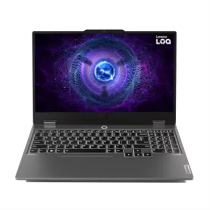 Lenovo LOQ, 12th Gen Intel Core i5 12450HX, RTX 3050-6GB, 16GB RAM, 512GB SSD, FHD, 15.6"/39.6cm, 144Hz, Windows 11, Office 2024, Grey, 2.4Kg, 83GS00PJIN, 3 Mon. Game Pass, Gaming Laptop