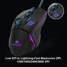 LAPCARE Champ LGM-105 Wired Gaming Mouse (Black)