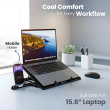 Lapcare Chillmate Powerful Laptop Cooler Pad with Dual 125mm Fans
