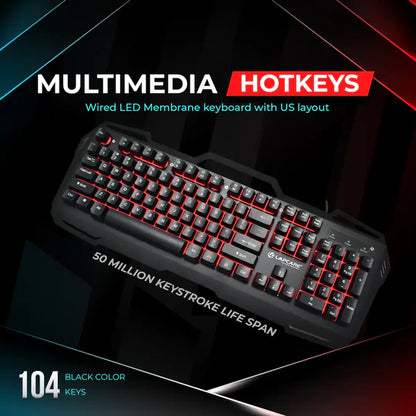 Lapcare Fighter Champ Gaming Combo (LGC-222)