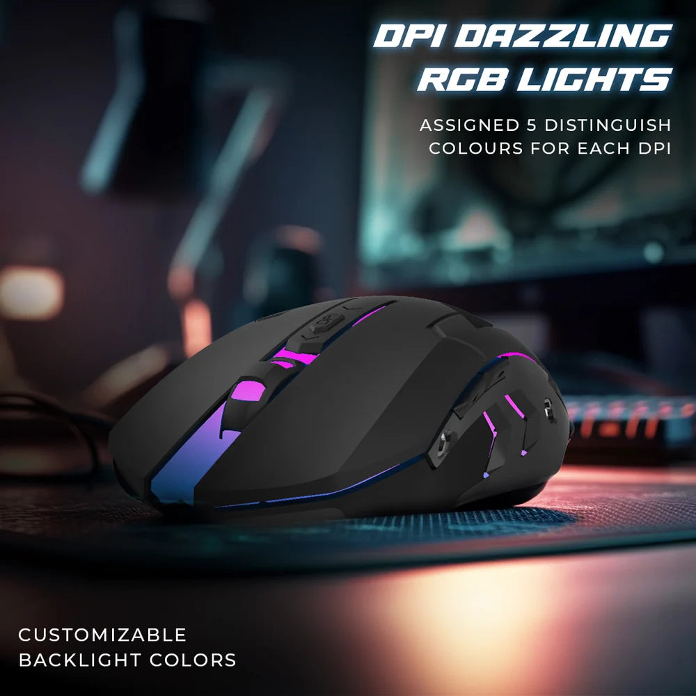 Lapcare Champ LGM-100 Gaming Mouse (Black)
