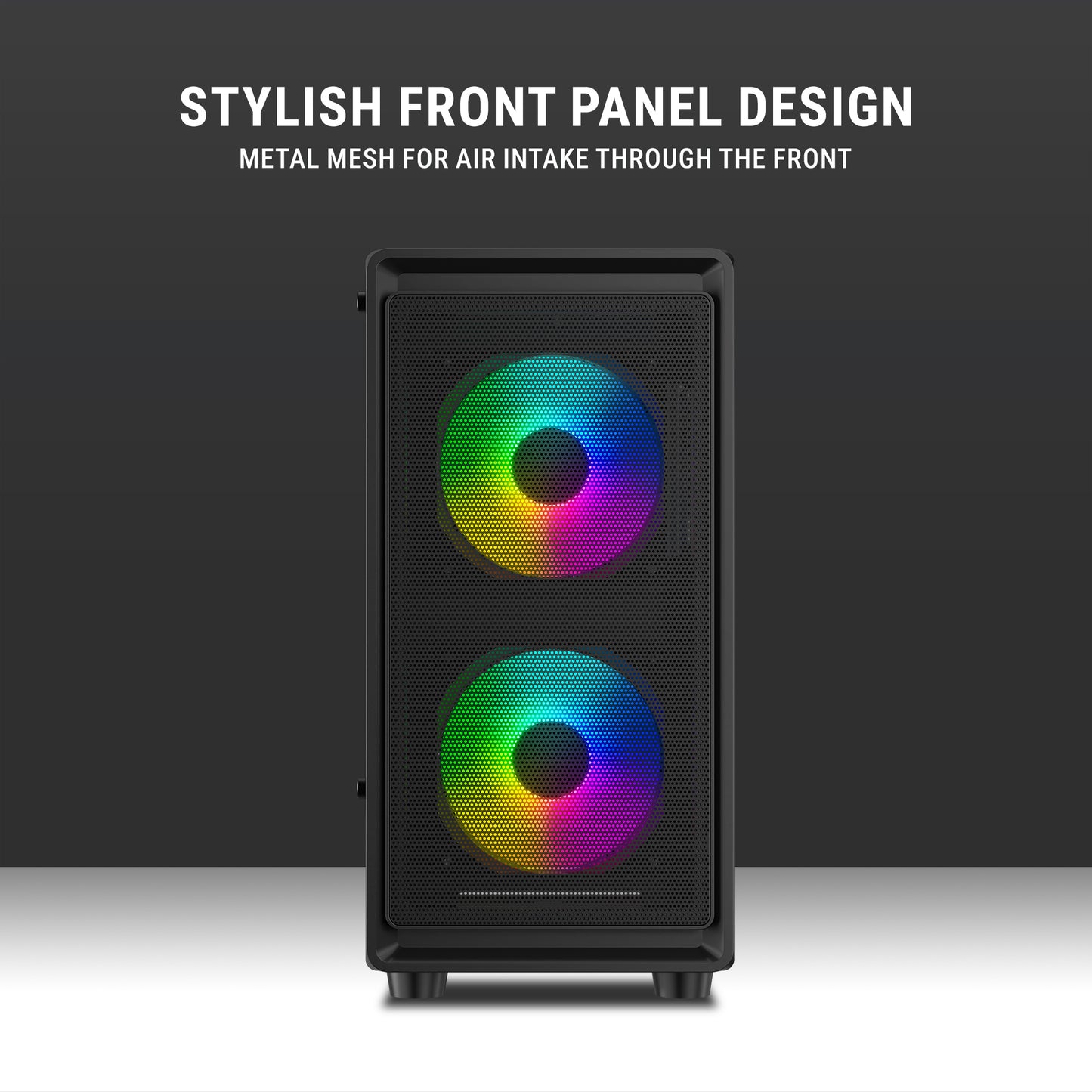 Ant Esports 400 Air mini (M-ATX/M-ITX) Black Cabinet 3x120mm Fans