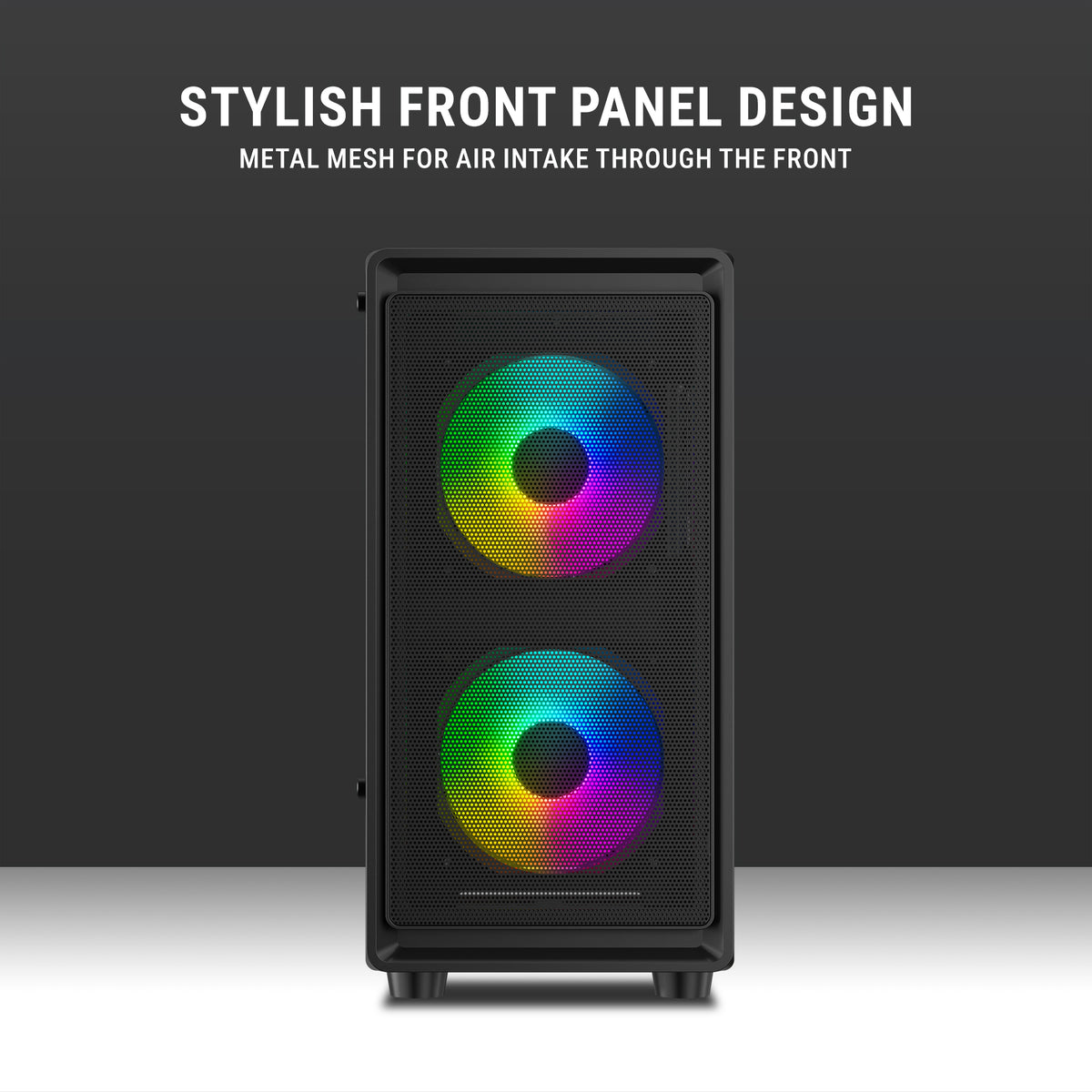 Ant Esports 400 Air mini (M-ATX/M-ITX) Black Cabinet 3x120mm Fans