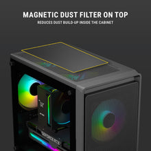 Ant Esports 400 Air mini (M-ATX/M-ITX) Black Cabinet 3x120mm Fans