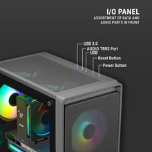 Ant Esports 400 Air mini (M-ATX/M-ITX) Black Cabinet 3x120mm Fans