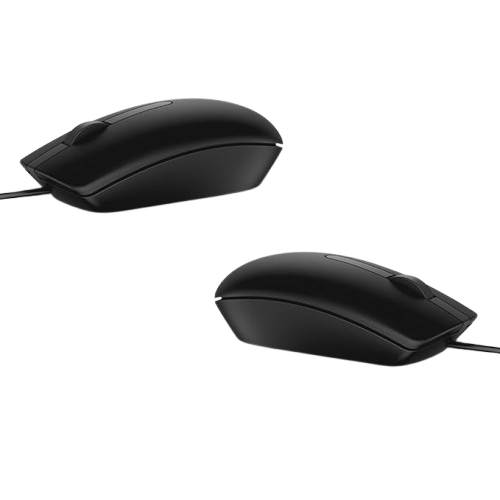 Dell Wired Mouse - MS116 - Black