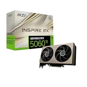MSI GeForce RTX 5060 Ti 8GB Inspire 2X OC Graphic Card