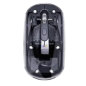 Ant OM140 PRO Wireless Optical Mouse - Black & Transparent