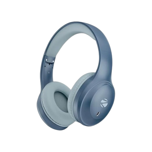 ZEBRONICS Zeb Paradise Neo Blue 40mm Drivers Up to 50h* Backup Rapid Charging (10min Charge for 7h* use