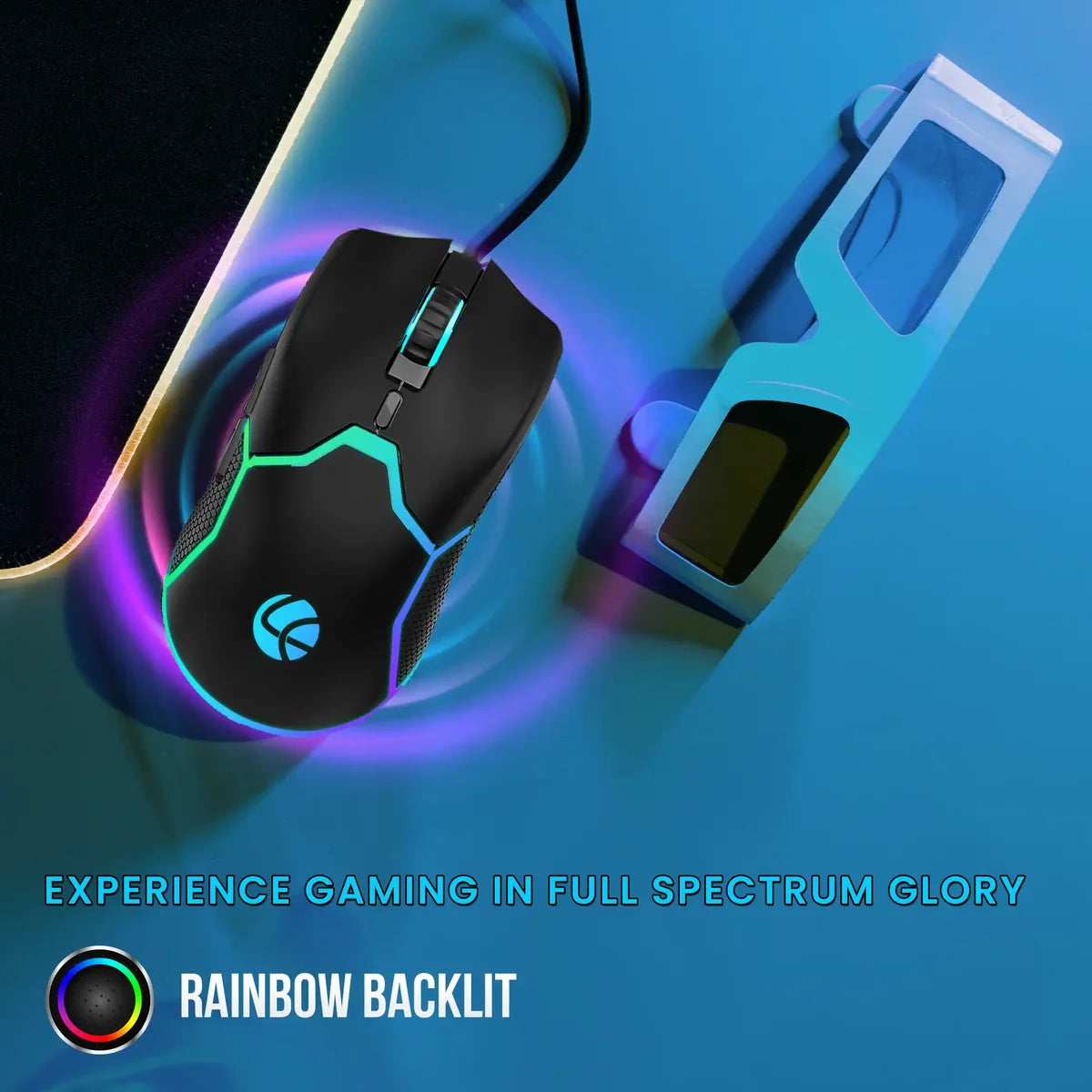 Lapcare Champ Razor Gaming RBG Mouse 3600dpi (LGM-204)