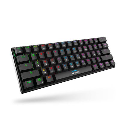 Ant Esports MK1300 V2 Mechnical Wired Gaming keyboard,with RGB, (Black)
