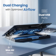 Lapcare Chillmate Powerful Laptop Cooler Pad with Dual 125mm Fans