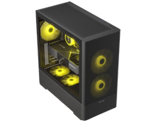 Ant Esports 511 Air 5F Mid Tower (E-ATX/ATX/M-ATX/M-ITX) Black Cabinet 2x120mm 3x140mm Fans