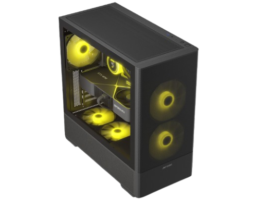 Ant Esports 511 Air 5F Mid Tower (E-ATX/ATX/M-ATX/M-ITX) Black Cabinet 2x120mm 3x140mm Fans