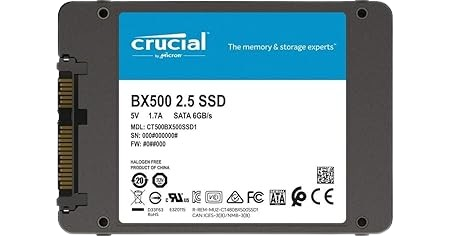 Crucial BX500 500GB SATA SSD