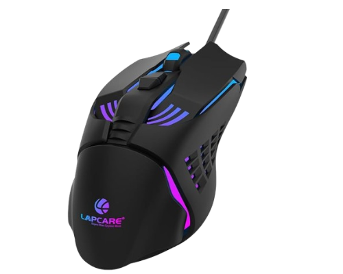 LAPCARE Champ LGM-105 Wired Gaming Mouse (Black)