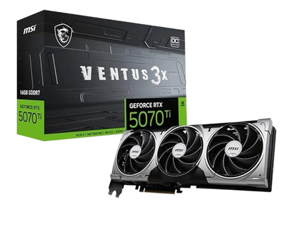 MSI GeForce RTX 5070 Ti 16GB VENTUS 3X OC, Graphic card