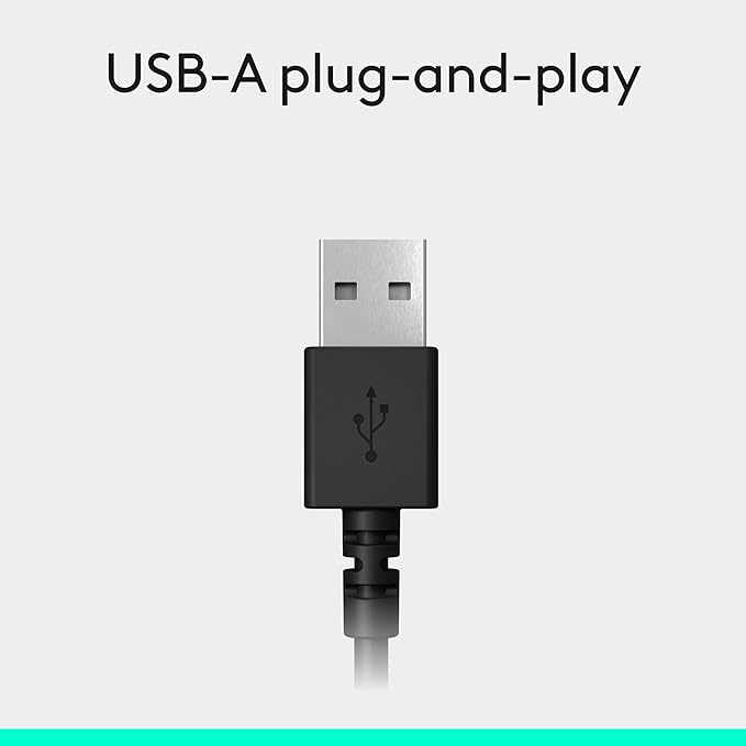 Logitech H390 USB Headset with Noise-Canceling Mic
