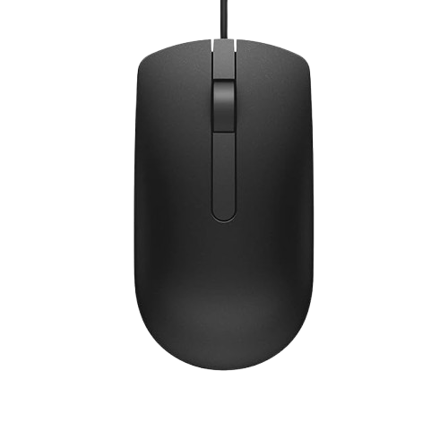 Dell Wired Mouse - MS116 - Black
