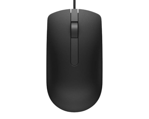 Dell Wired Mouse - MS116 - Black