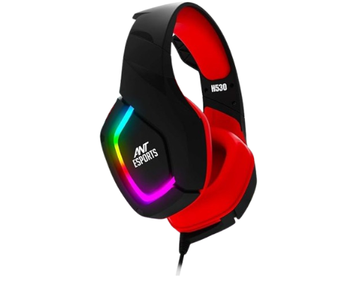 Ant Esports H530 RGB Gaming Headset - Black Red