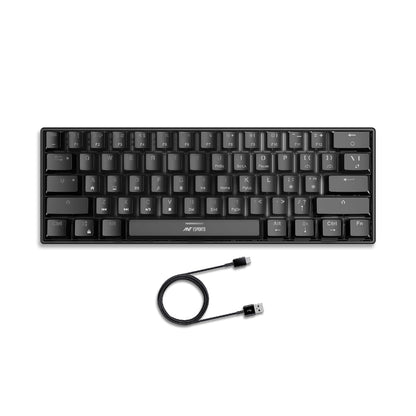 Ant Esports MK1300 V2 Mechnical Wired Gaming keyboard,with RGB, (Black)
