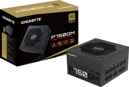 Gigabyte 750W 80 Plus Gold Power Supply GP-P750GM