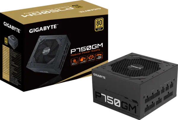 Gigabyte 750W 80 Plus Gold Power Supply GP-P750GM