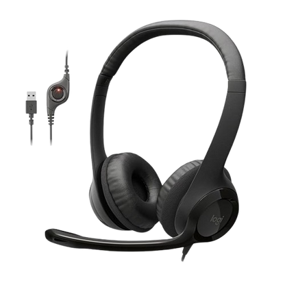 Logitech H390 USB Headset with Noise-Canceling Mic