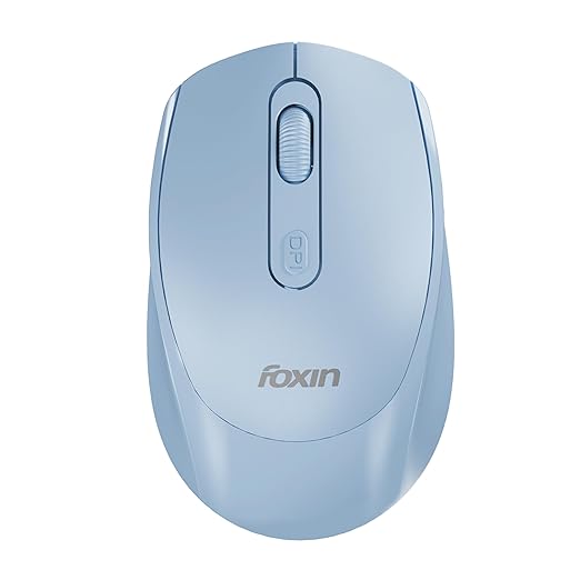 Foxin Flow Rechargeable Mouse BT & Wireless (Blue)