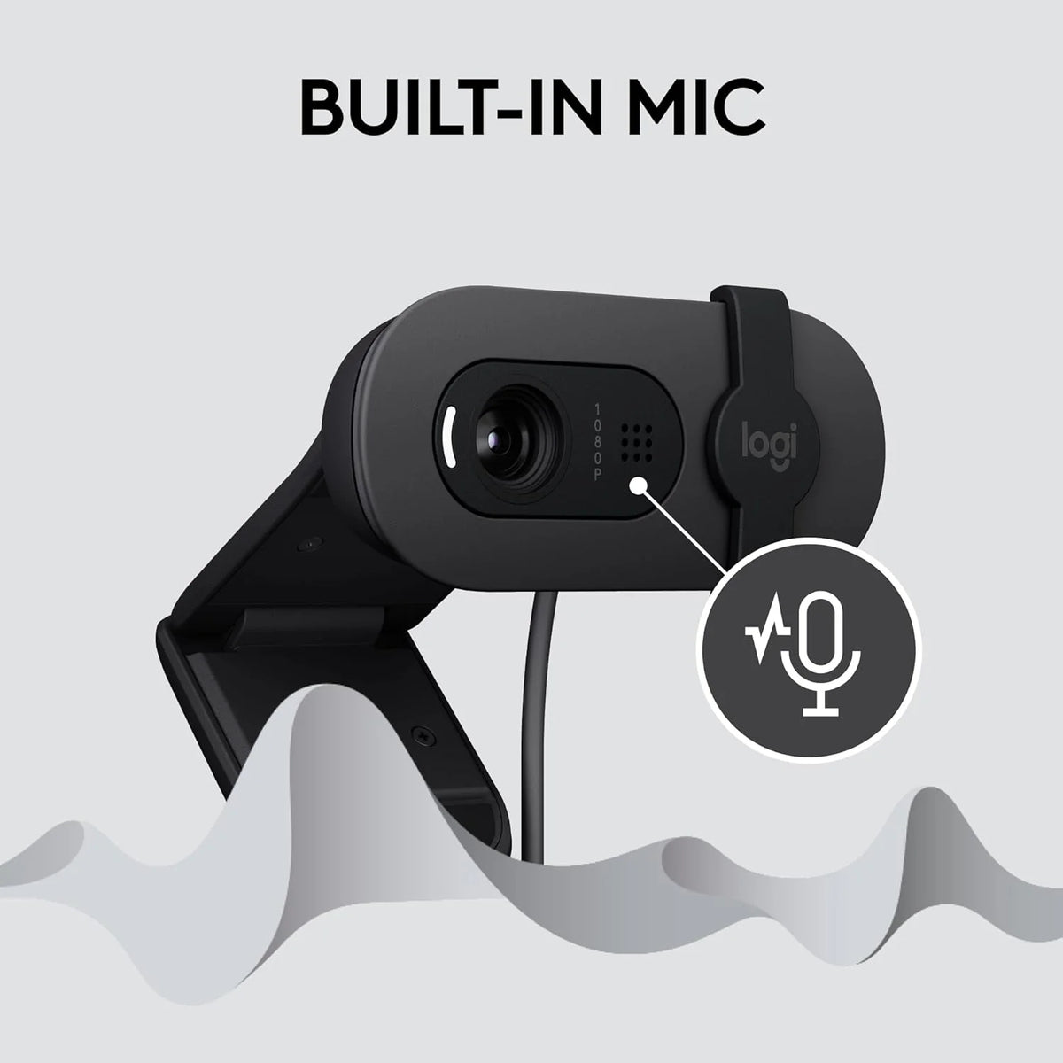 Logitech Brio 100 Full HD 1080P Webcam