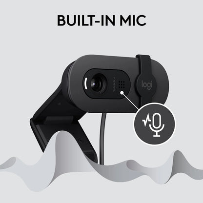 Logitech Brio 100 Full HD 1080P Webcam