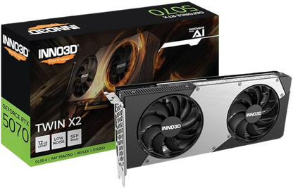 INNO3D GEFORCE RTX 5070 TWIN X2 OC 12GB GDDR7 Graphic Card