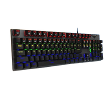 LAPCARE Champ (LGK-105) Full Anti Ghosting Mechanical RGB Gaming USB-A Keyboard, Blue Axis Keys