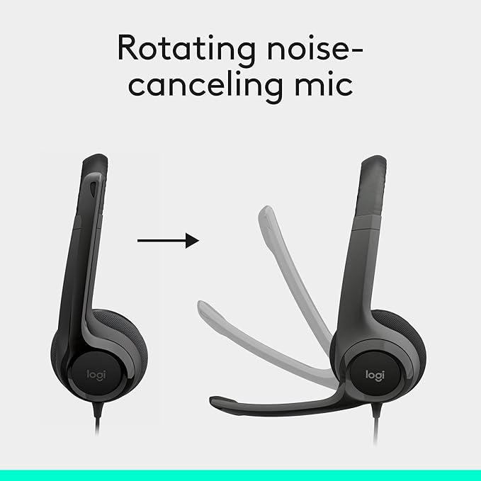 Logitech H390 USB Headset with Noise-Canceling Mic