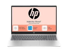 HP 15, 12 Gen Intel Core i5-1235U, 8GB DDR4, 512GB SSD, 15.6-inch(39.6cm), Anti-glare, Micro-edge, FHD Laptop, Intel UHD Graphics, 1080p FHD camera, Backlit KB(Win11, Office21, Silver,1.59kg) fd0070TU