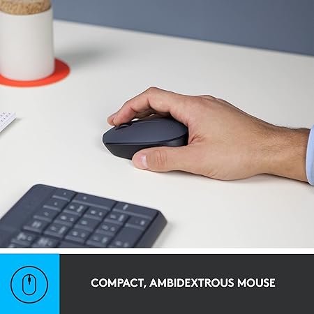 Logitech MK235 Wireless Keyboard and Mouse Combo Black